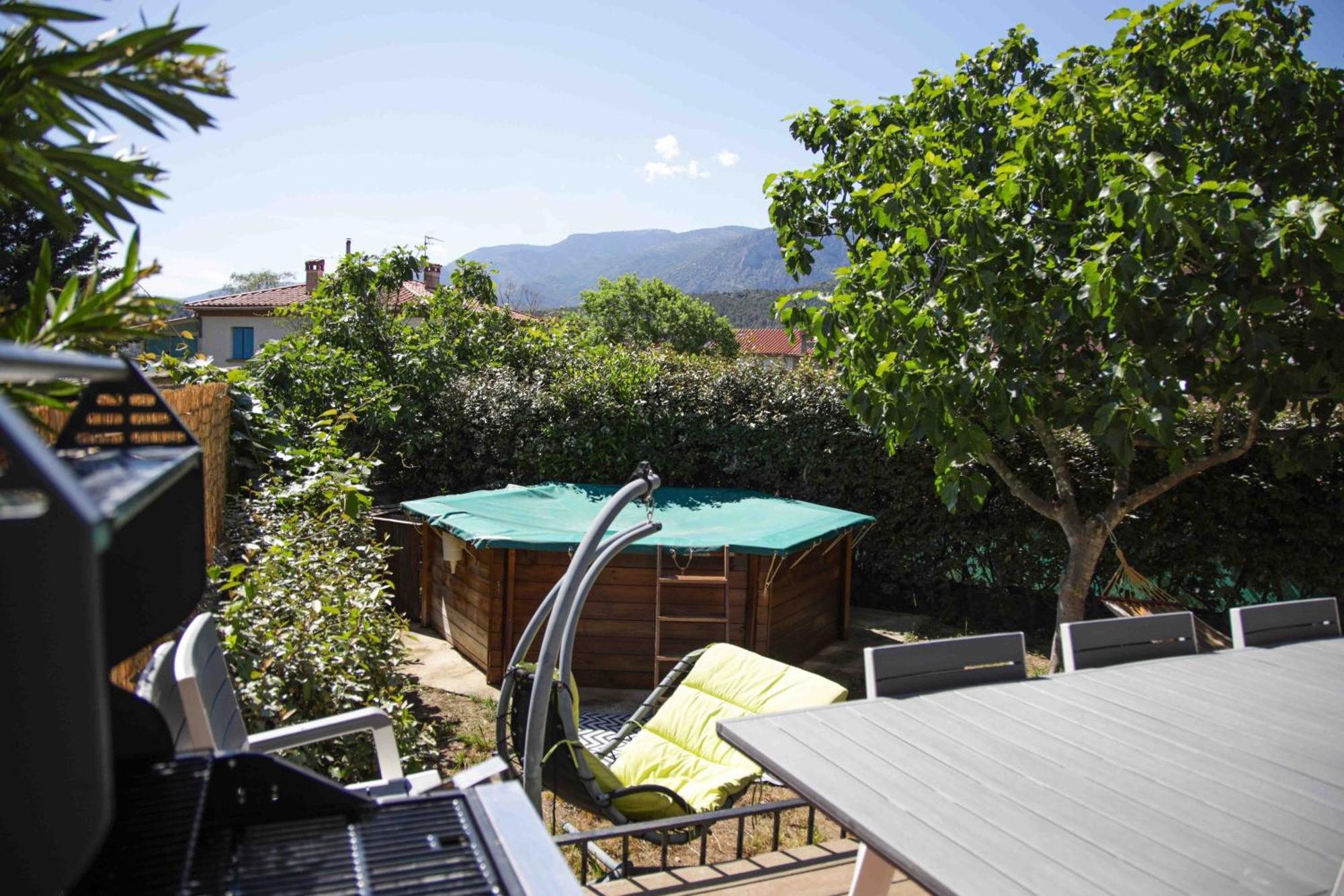 El Sola - Appartement Avec Acces Piscine Et Jardin Corneilla-de-Conflent Luaran gambar