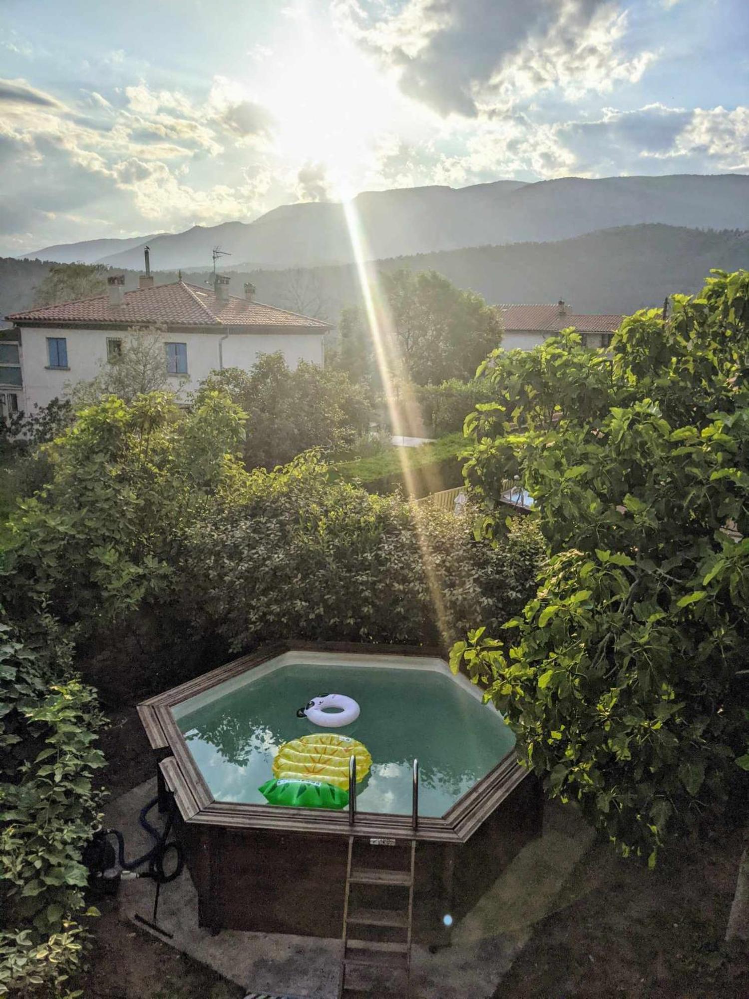 El Sola - Appartement Avec Acces Piscine Et Jardin Corneilla-de-Conflent Luaran gambar
